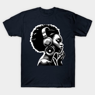 Afrocentric Woman Music T-Shirt